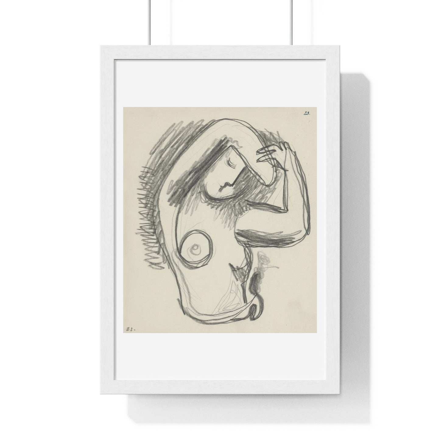Act (1937) by Mikuláš Galanda, from the Original, Framed Art Print