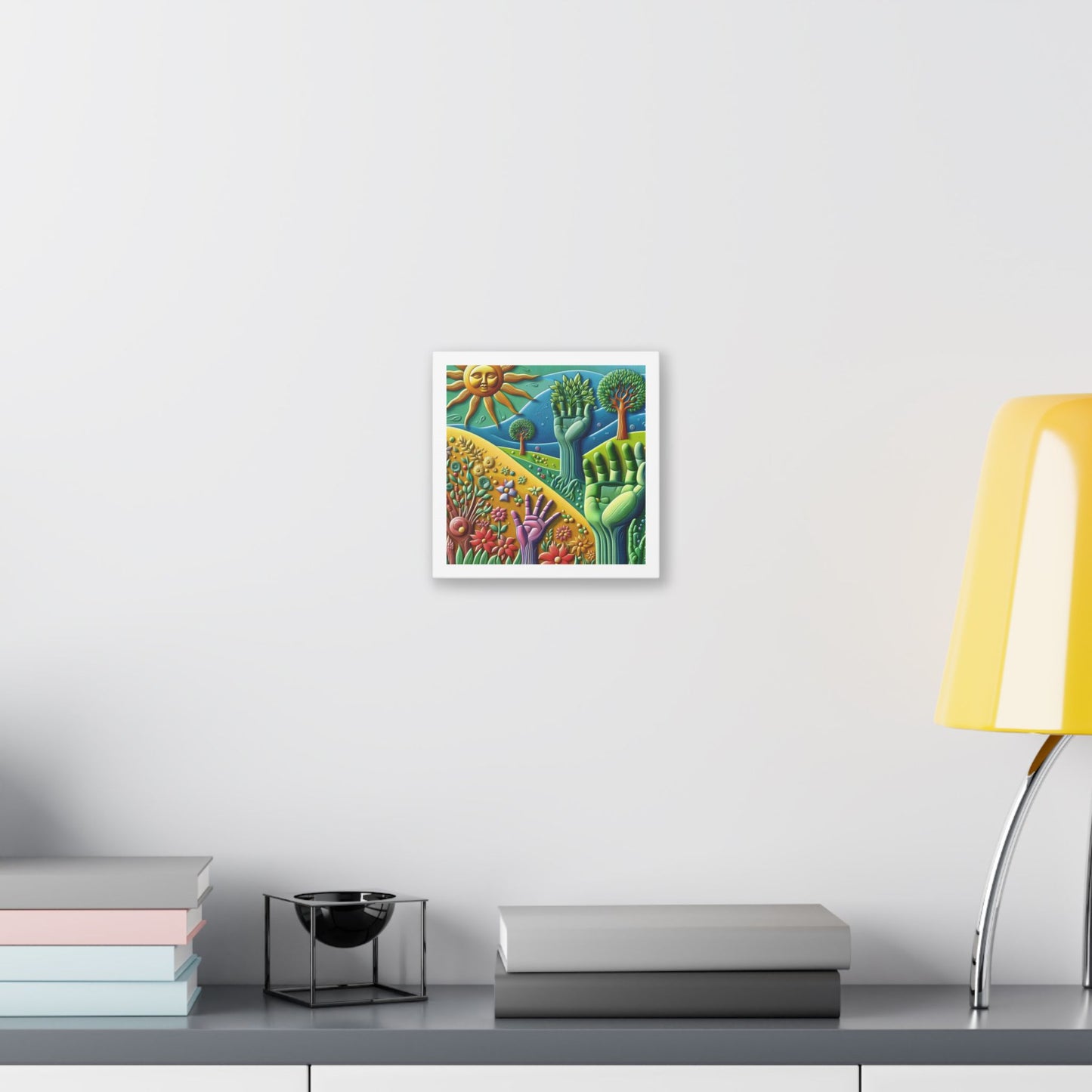 Gaia's Eternal Embrace 'Designed by AI' Canvas Art Print