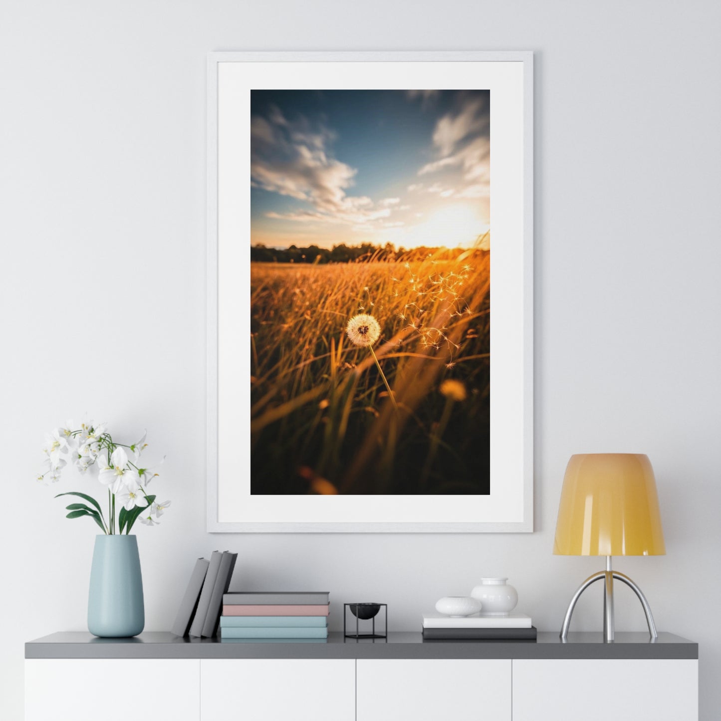 Divine Moment 'Designed by AI' Framed Art Print