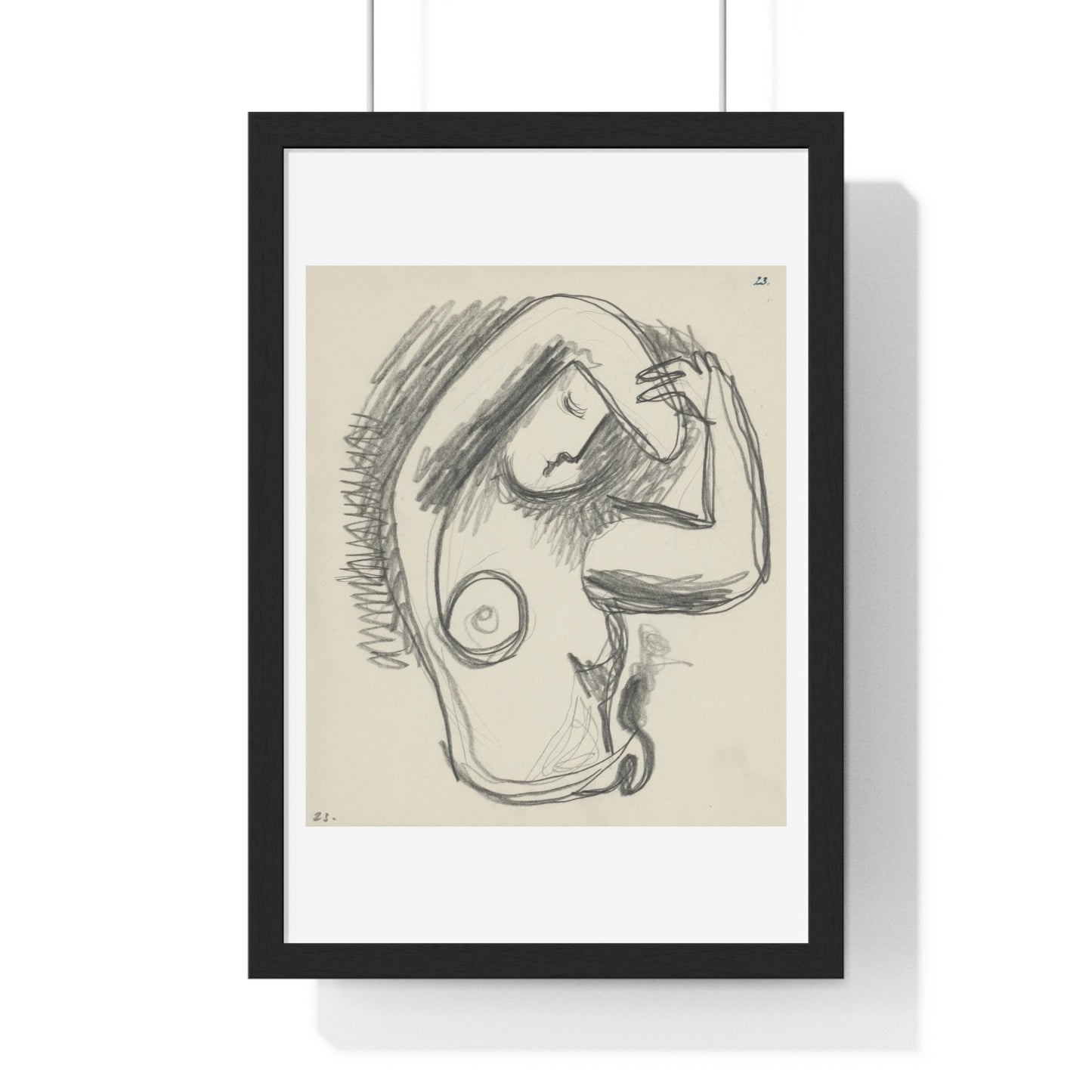 Act (1937) by Mikuláš Galanda, from the Original, Framed Art Print