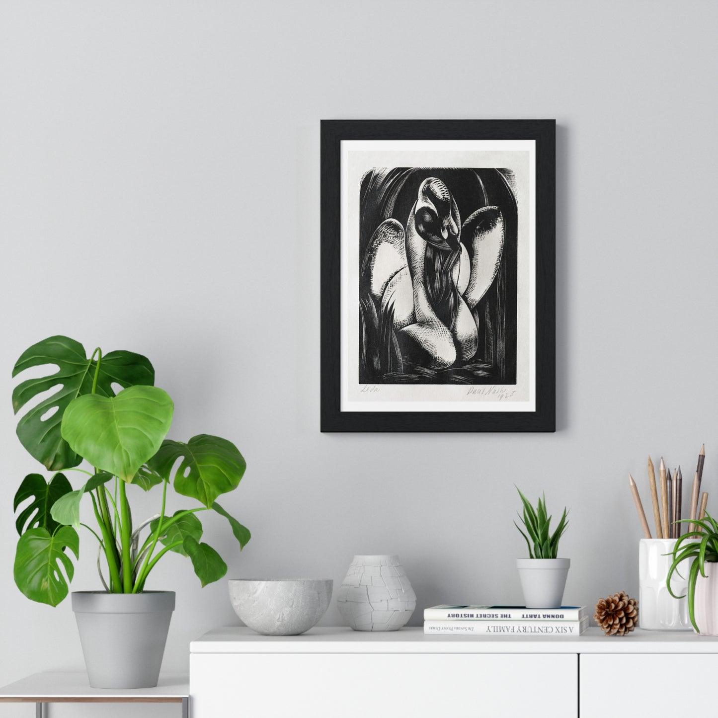 Leda (1925) by Paul Nash, from the Original, Framed Art Print