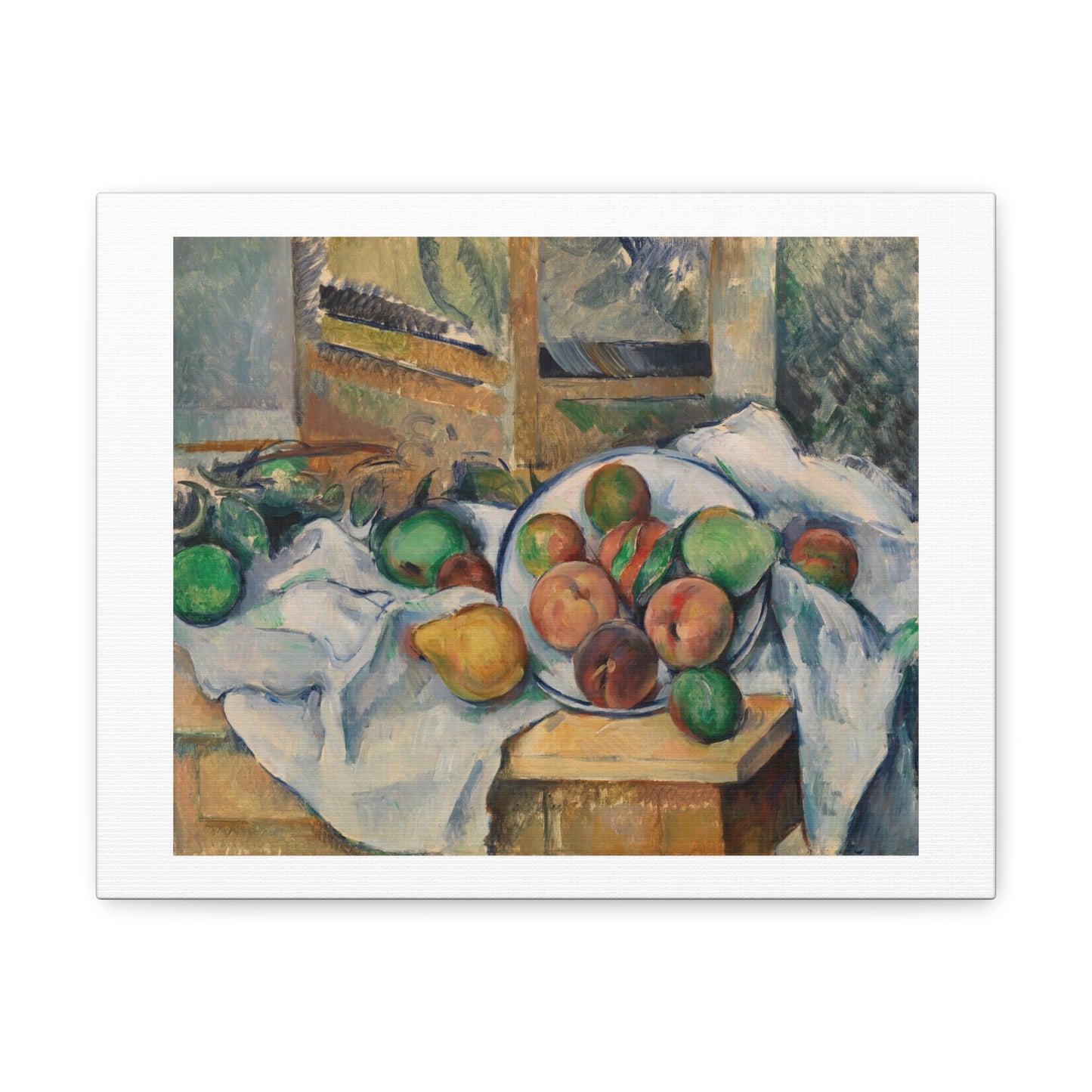 A Table Corner 'Un Coin de Table' (1895) by Paul Cézanne, Canvas Art Print from the Original
