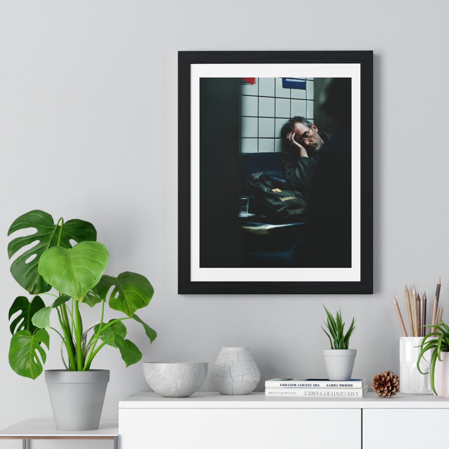 Raw Art Street Scene II 'Designed by AI' Framed Art Print