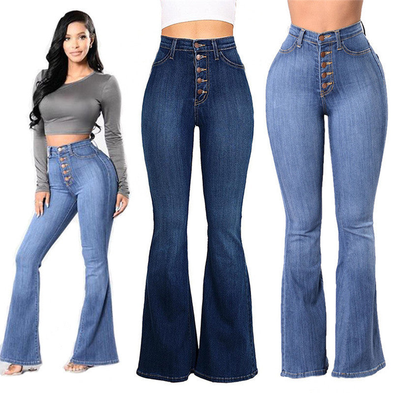 Women's High Waist Stretch Denim Jeans