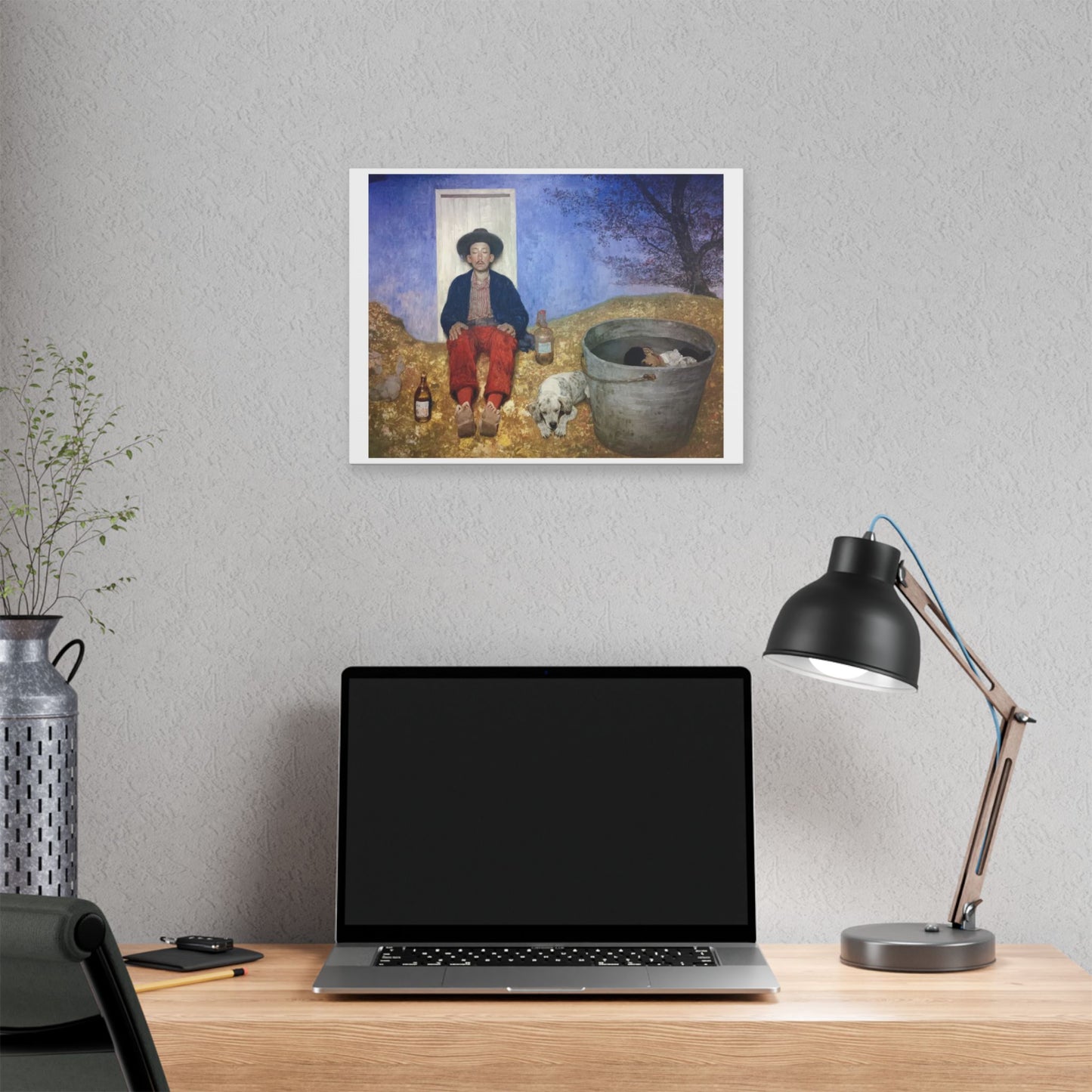 How the West Was Won 'Designed by AI' Canvas Art Print