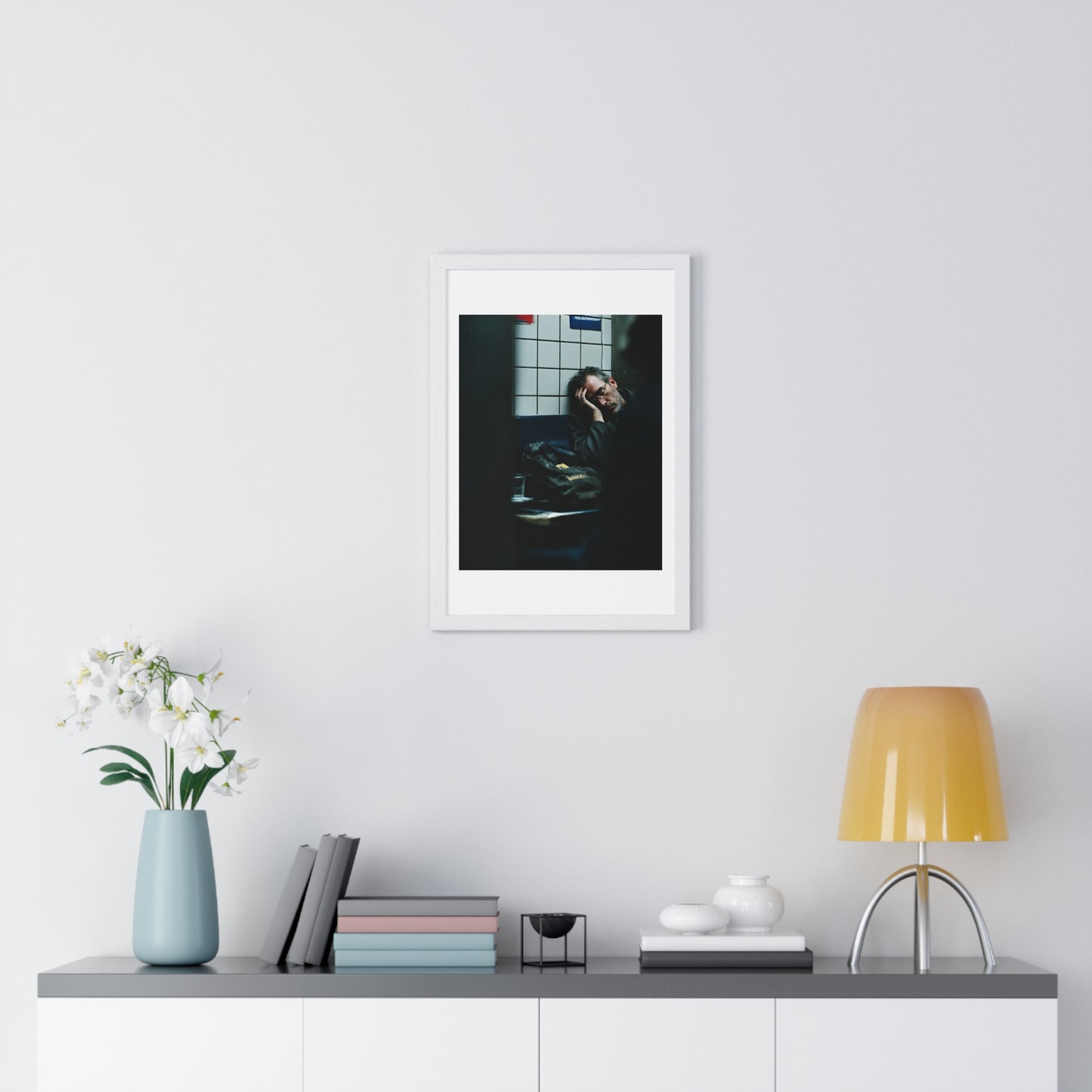 Raw Art Street Scene II 'Designed by AI' Framed Art Print