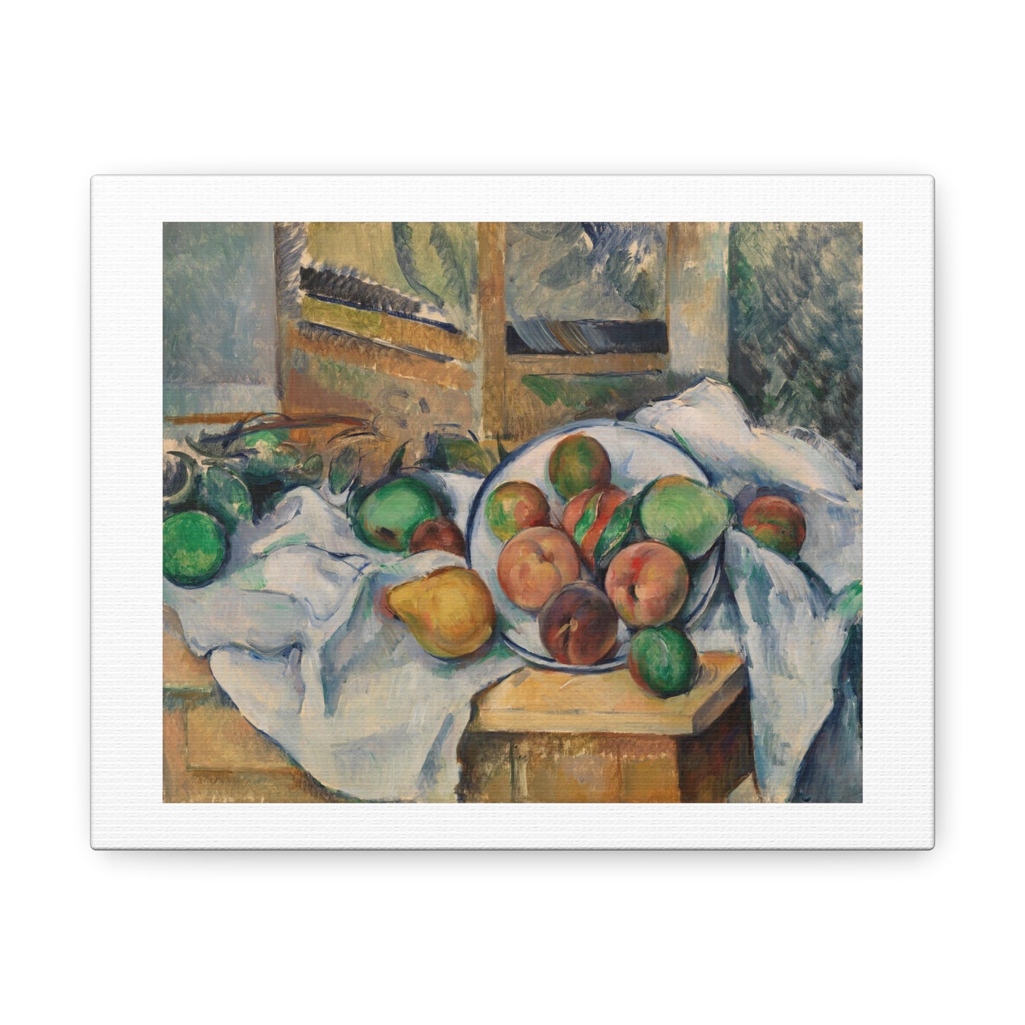 A Table Corner 'Un Coin de Table' (1895) by Paul Cézanne, Canvas Art Print from the Original