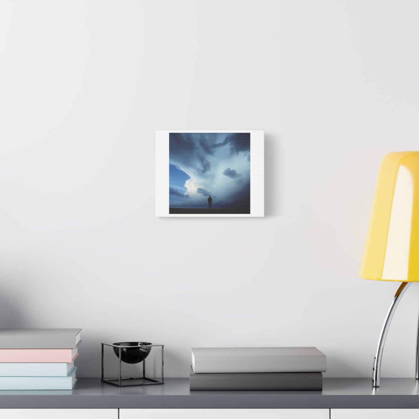 Standing on the Edge of Time II, Photorealistic Art 'Designed by AI', Print on Canvas
