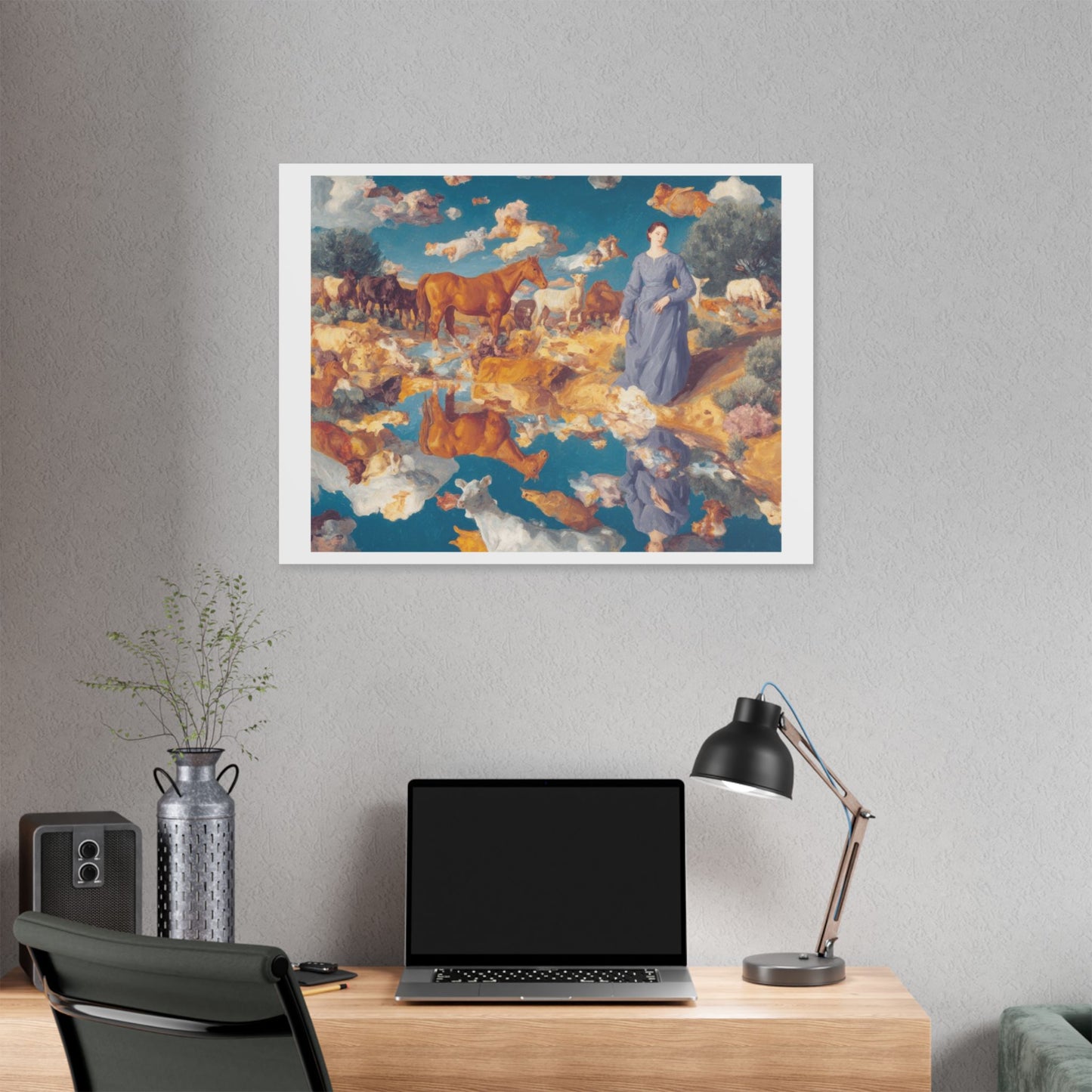 How the West Was Won VII 'Designed by AI' Canvas Art Print