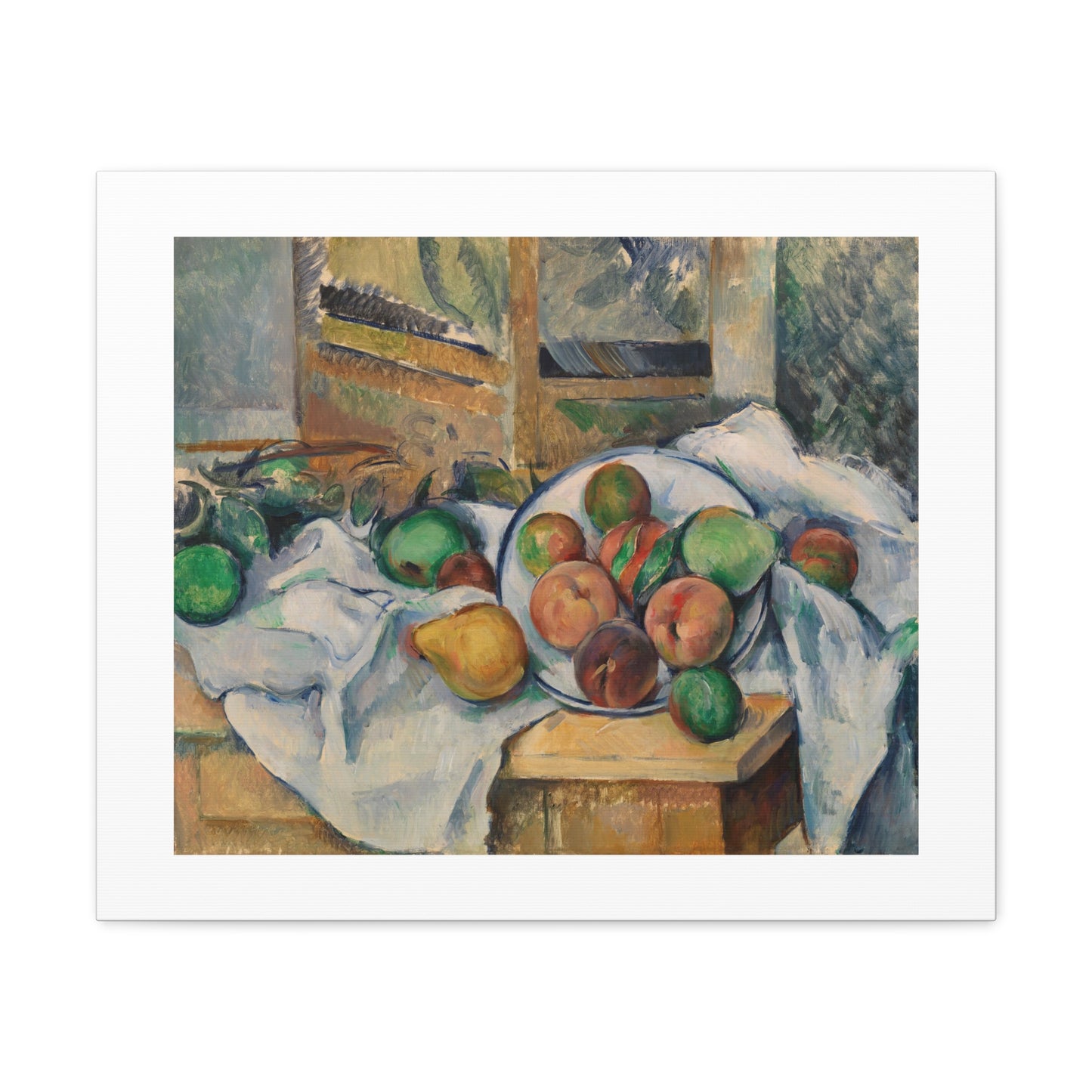 A Table Corner 'Un Coin de Table' (1895) by Paul Cézanne, Canvas Art Print from the Original