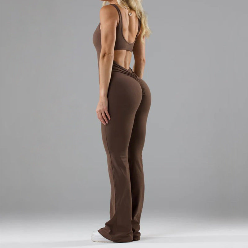 Yoga-Fitness One-Piece Bodysuit Casual Seamless