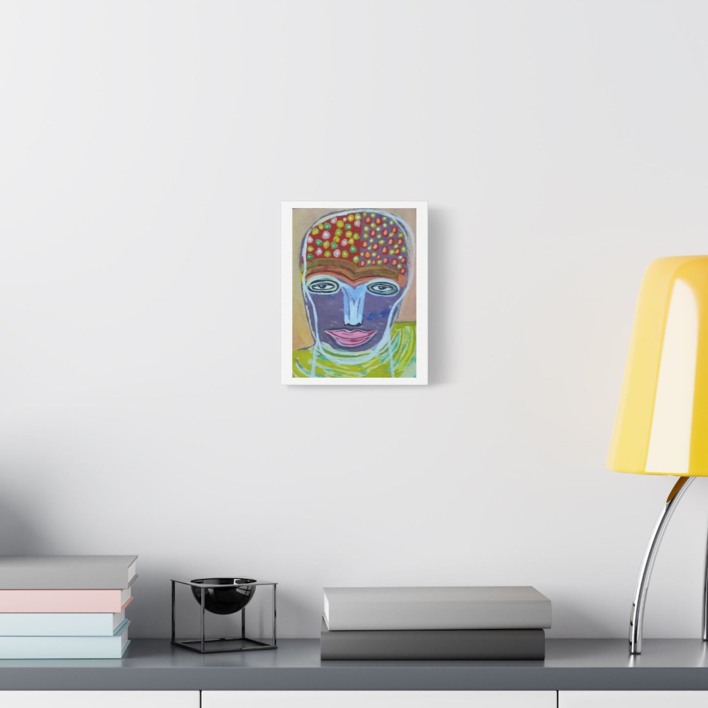 Portait with Strange Overtones III 'Designed by AI' Art Print on Canvas