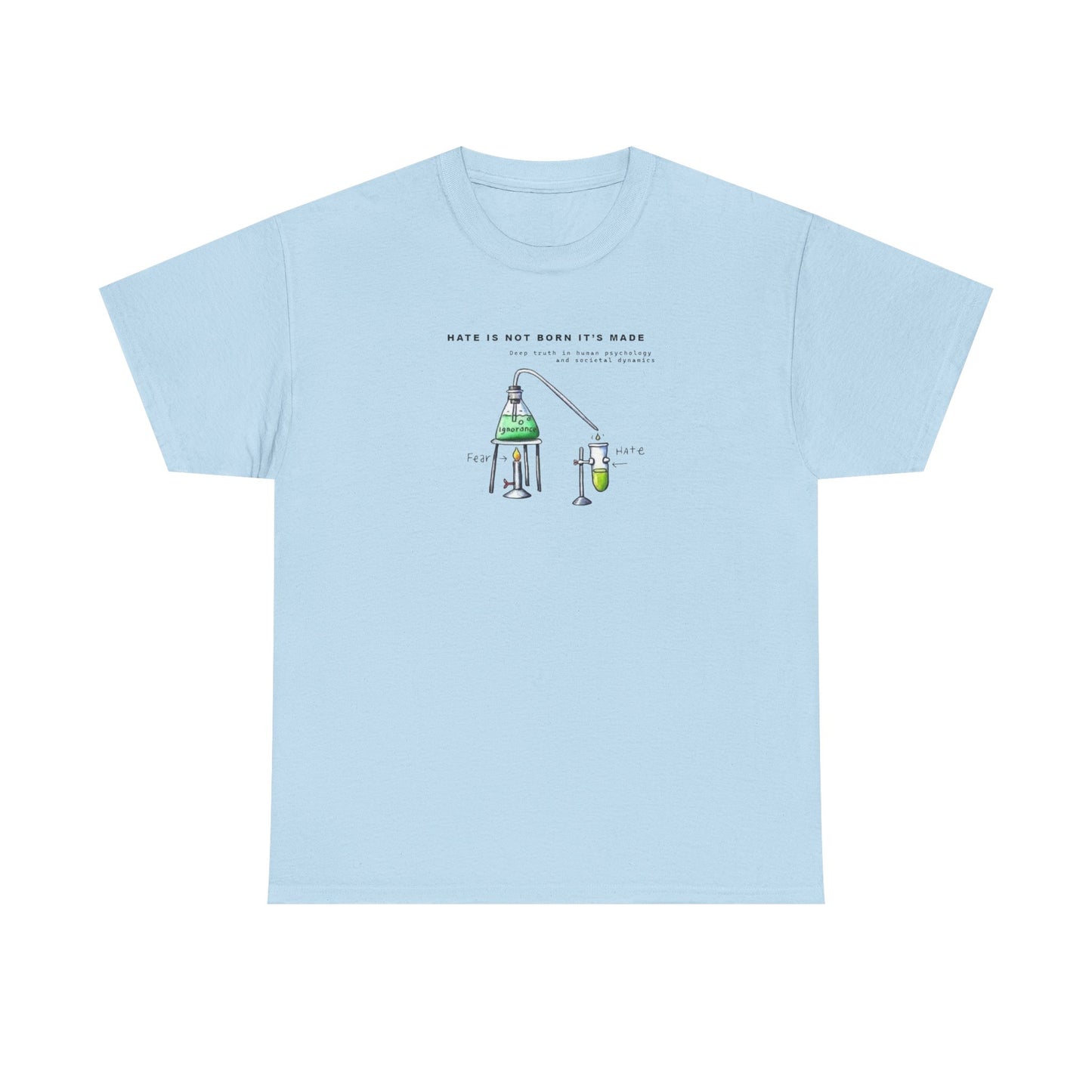 Hate is Not Born it's Made, Positive Vibes T-Shirt