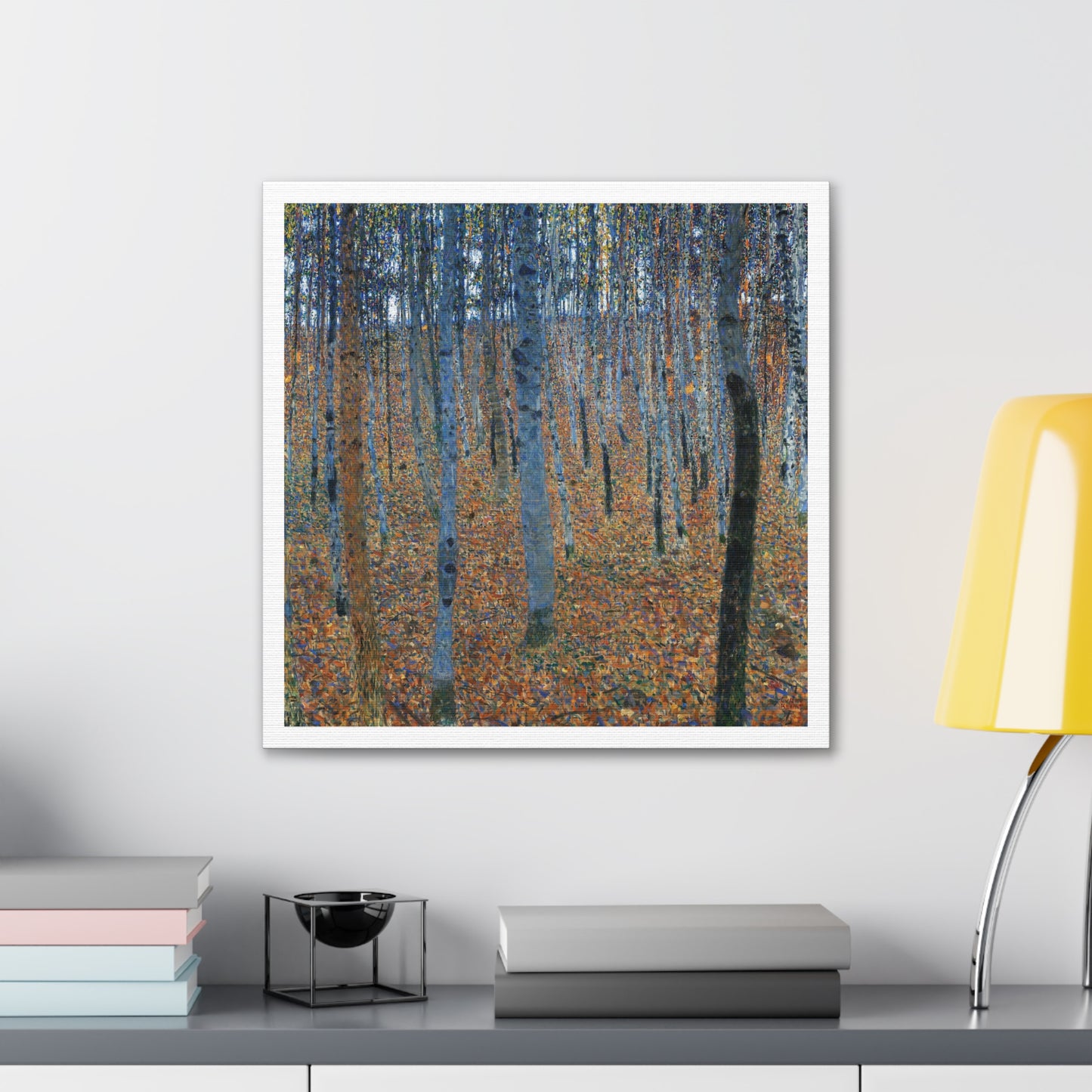 Beech Grove I (1902) by Gustav Klimt, from the Original, Art Print on Canvas