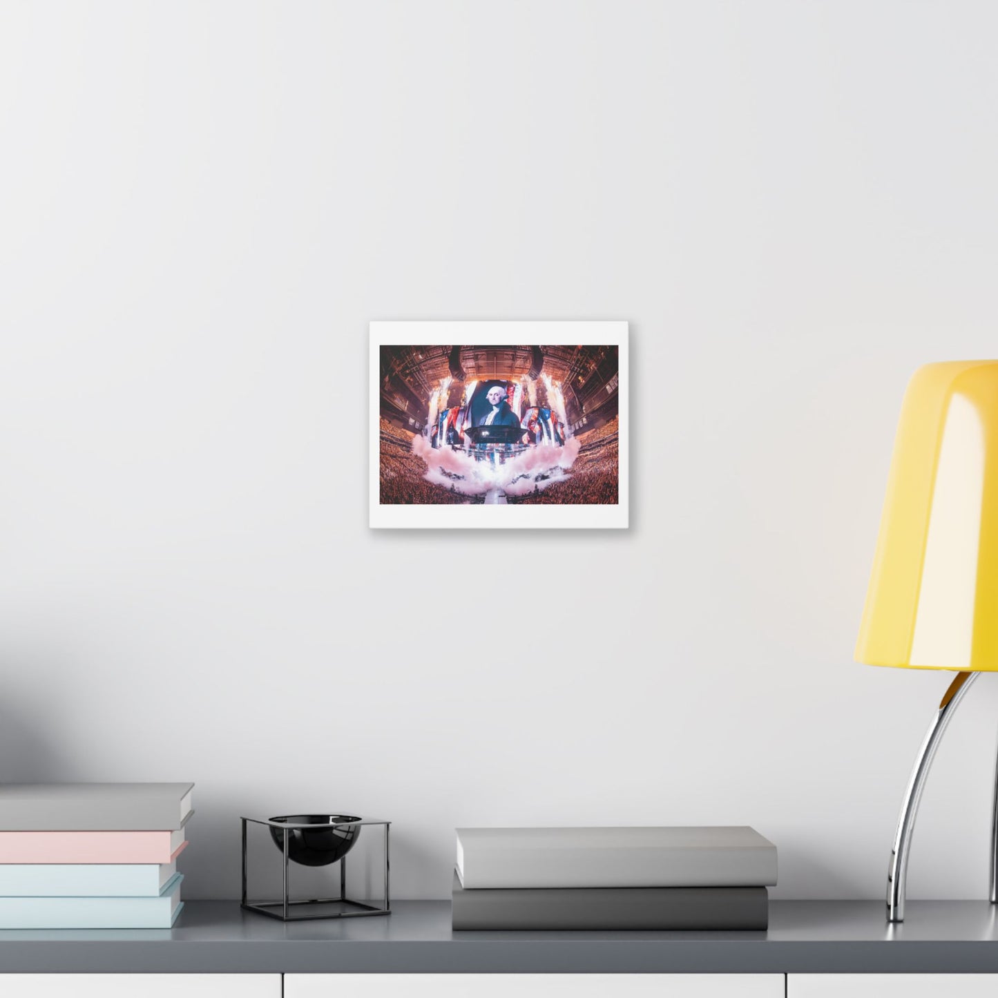George Washington Remixed for the 21st Century 'Designed by AI' Canvas Art Print
