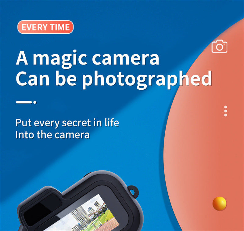 Retro Mini Camera with Screen, Indoor Home Outdoor 1080p HD Portable Tiny Camera, Video Support