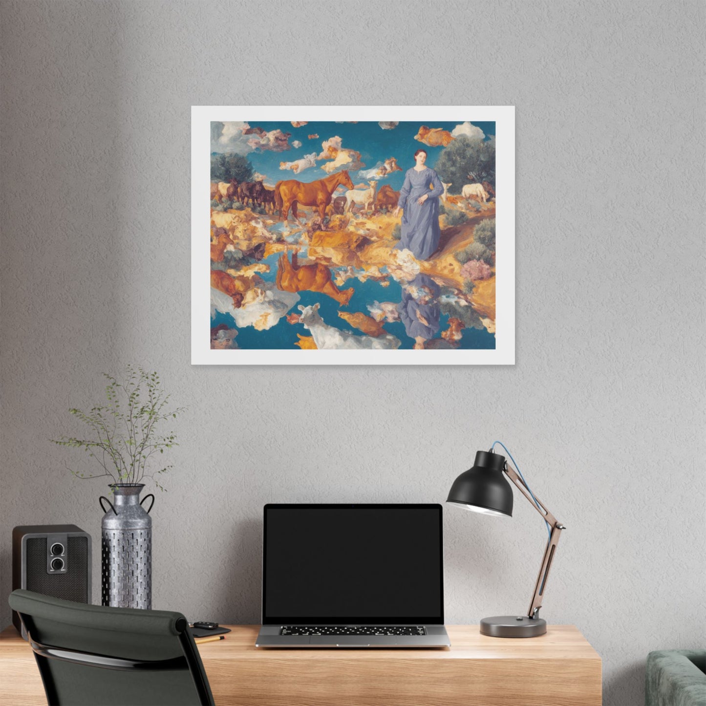 How the West Was Won VII 'Designed by AI' Canvas Art Print