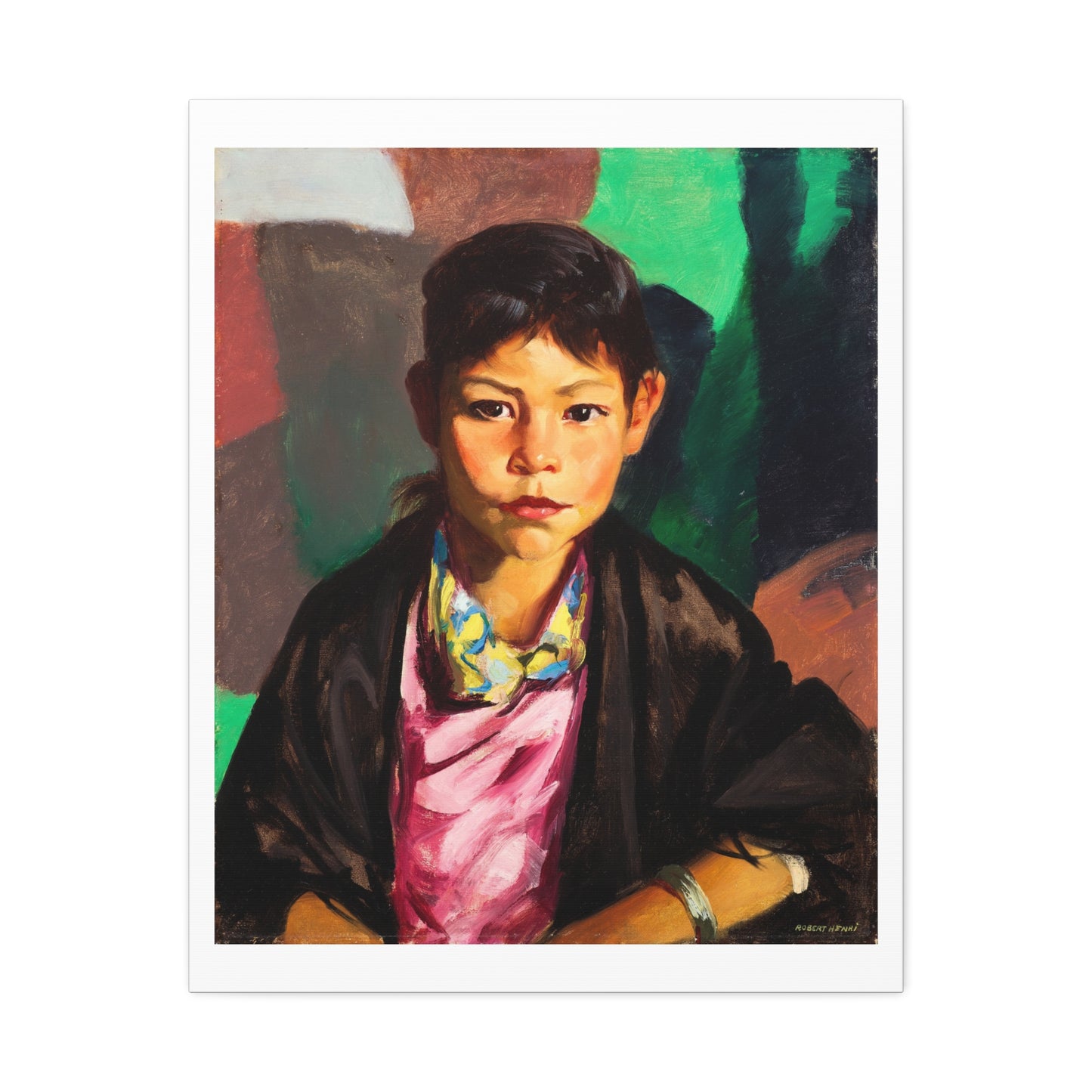 Pepita (1917) by Robert Henrie, from the Original, Art Print on Canvas
