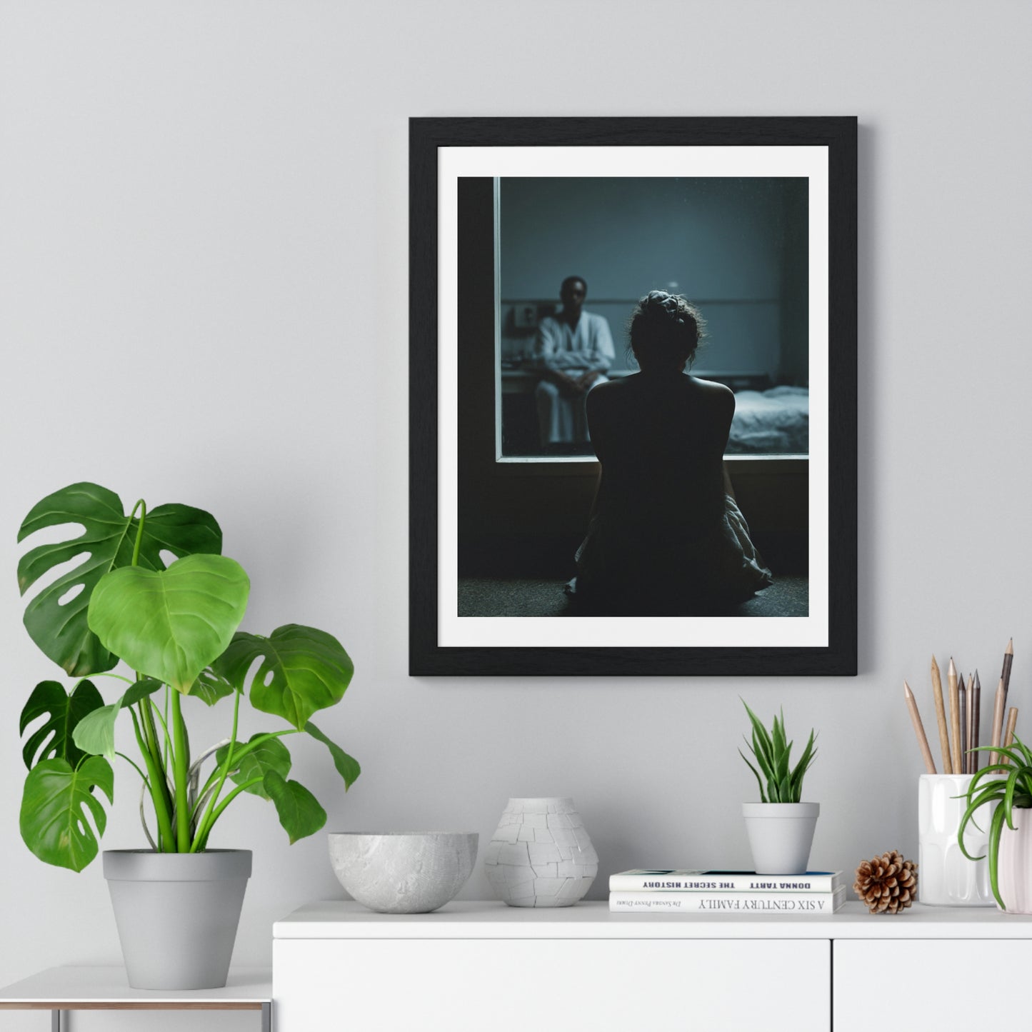 Raw Art IV 'Designed by AI' Framed Art Print