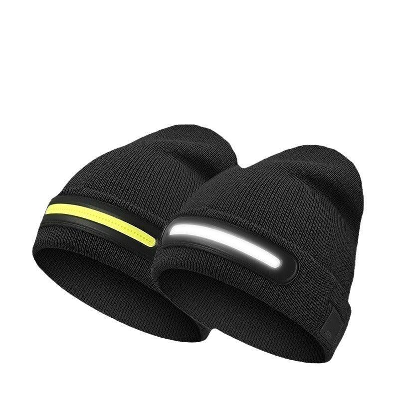 Outdoor Wearables, Sports Strong Light-Up LED Woollen Hat