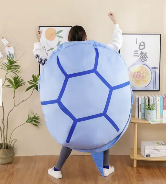 Wearable Turtle Shell Children's and Adult's Pillow, Travel Comforter