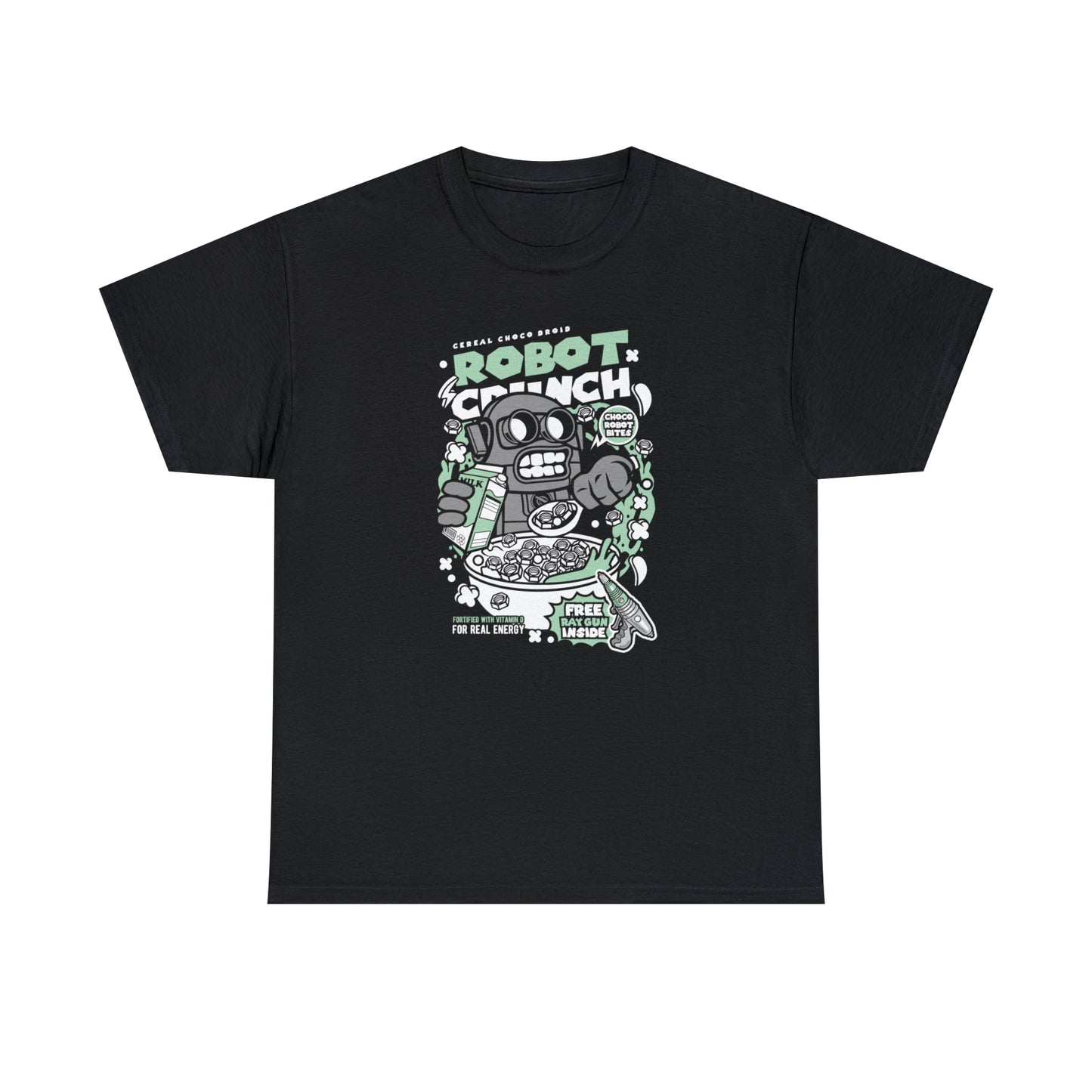 Robot Crunch Cartoon T-Shirt
