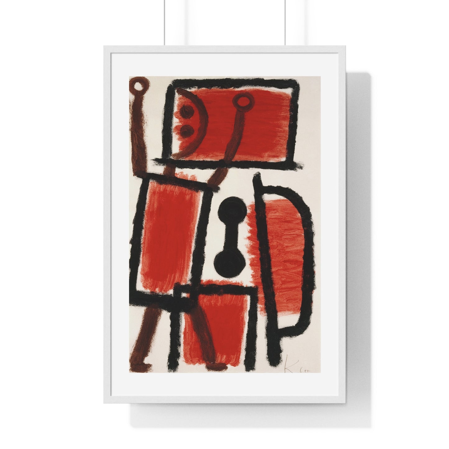 Locksmith (1940) by Paul Klee, from the Original, Framed Art Print