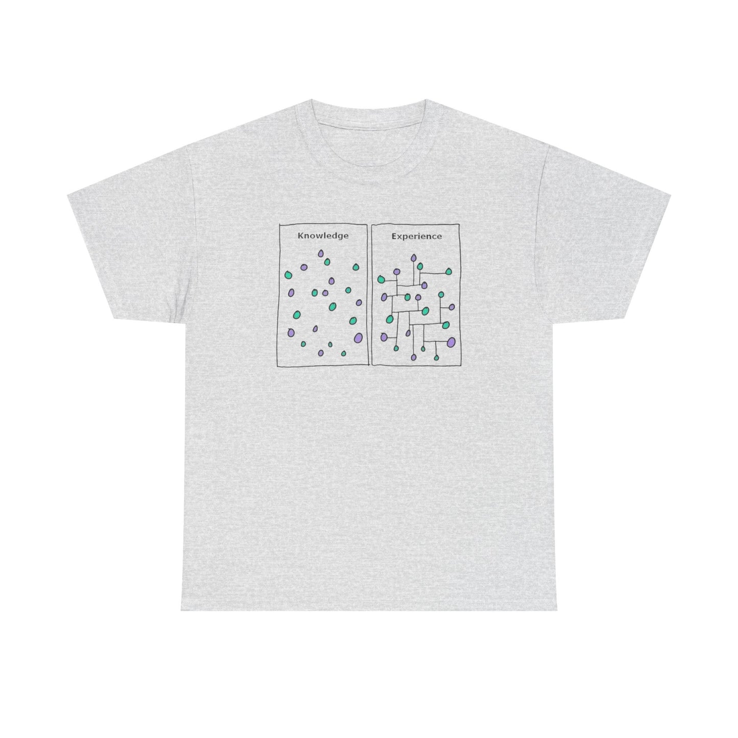 Knowledge Versus Experience, Cartoon Art T-Shirt