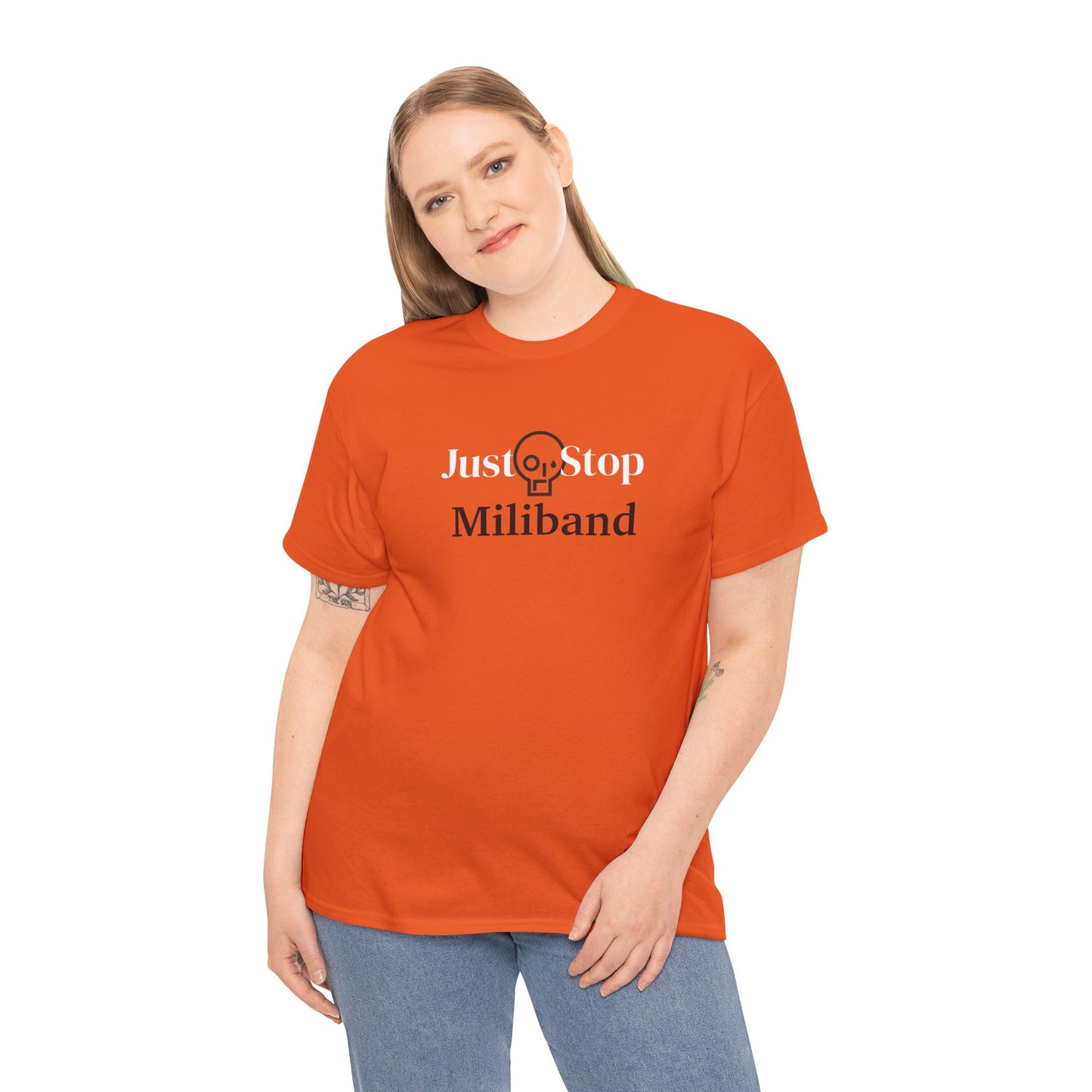Just Stop Ed Miliband, Just Stop Oil Protest T-Shirt