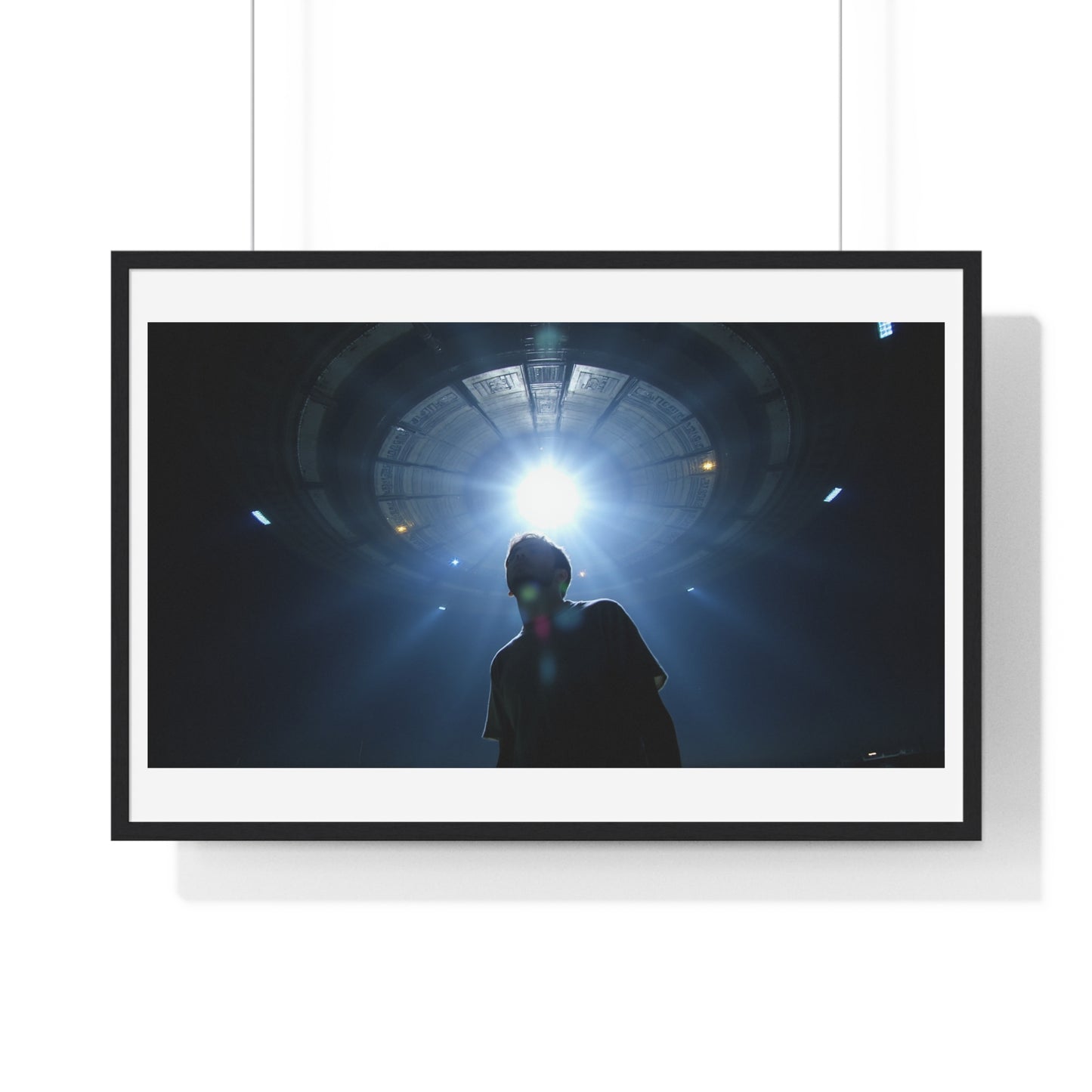 Last Moments Before the Abduction 'Designed by AI' Framed Art Print