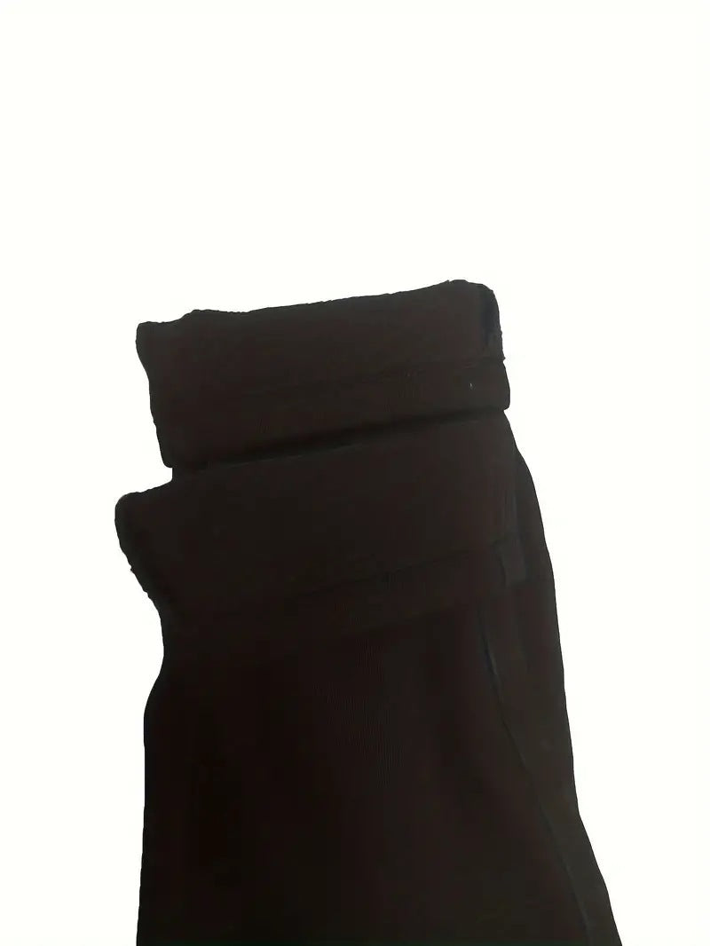 Classic Fleece-Lined Thickened Elastic Tight Leggings Jeans