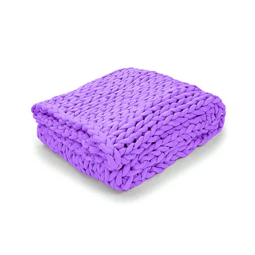 Zen Thick Weighted Knitted Blanket