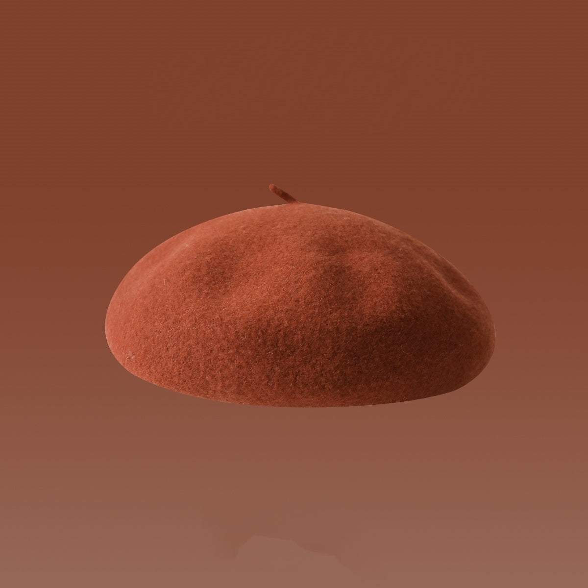Dirty Orange Women's Wool Beret, Cap and Scarf Collection