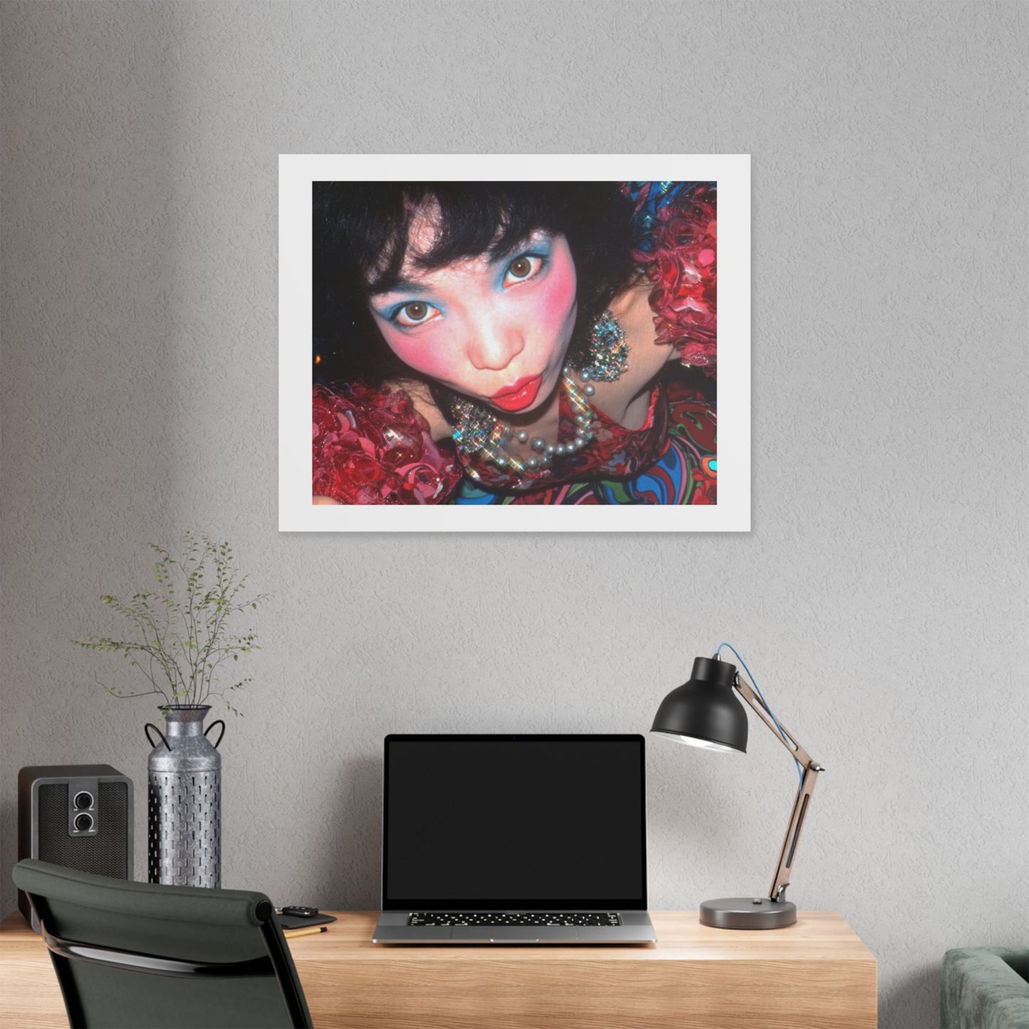 Psychedelic Japan II Abstract Art 'Designed by 'AI Canvas Art Print