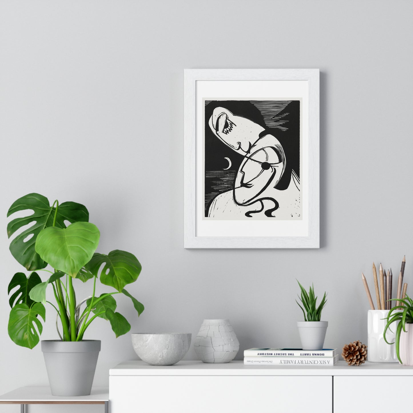 The Kiss (1930) by Ernst Ludwig Kirchner, from the Original, Framed Art Print