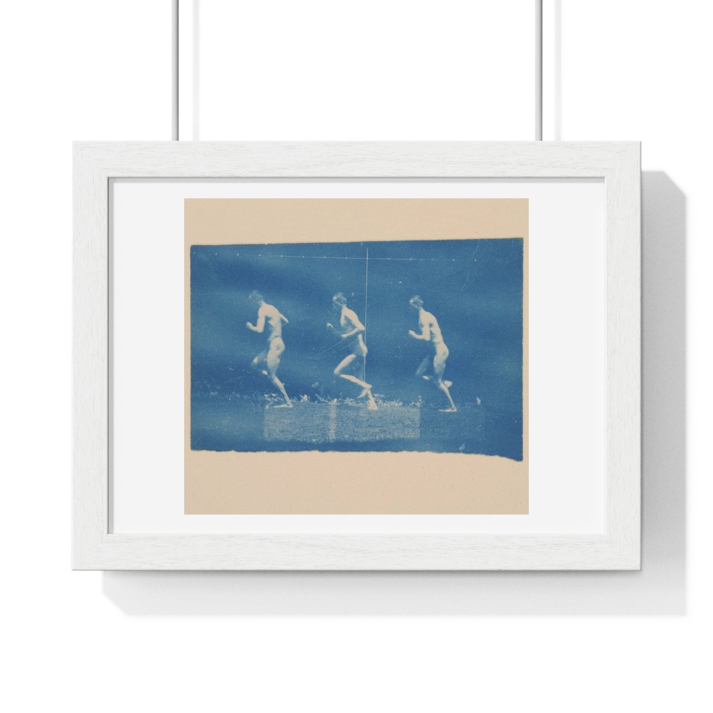 Marey Wheel Photographs of Jesse Godley (1884) by Thomas Eakins, from the Original, Framed Print