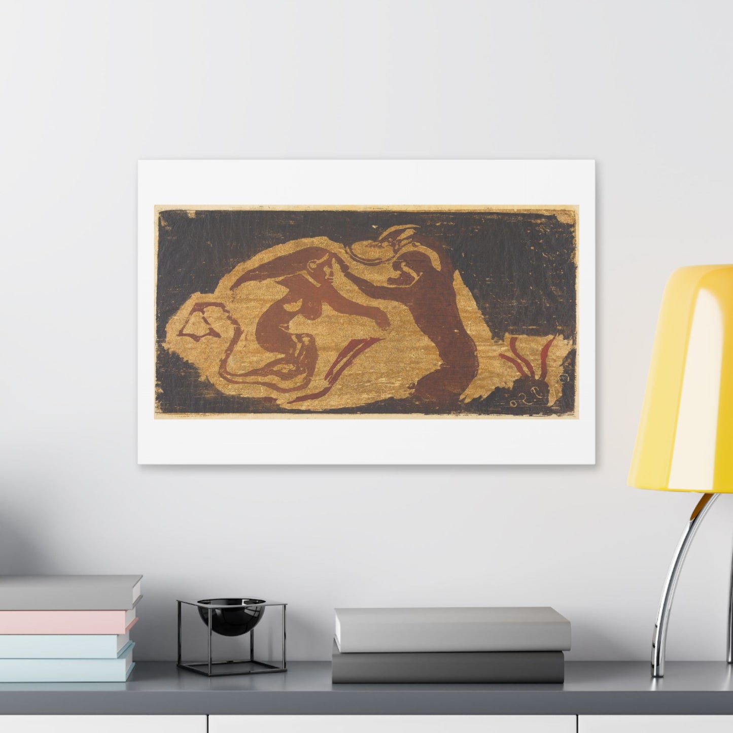 The Mermaid and the Monkey (1848-1903) by Paul Gauguin, from the Original, Canvas Art Print