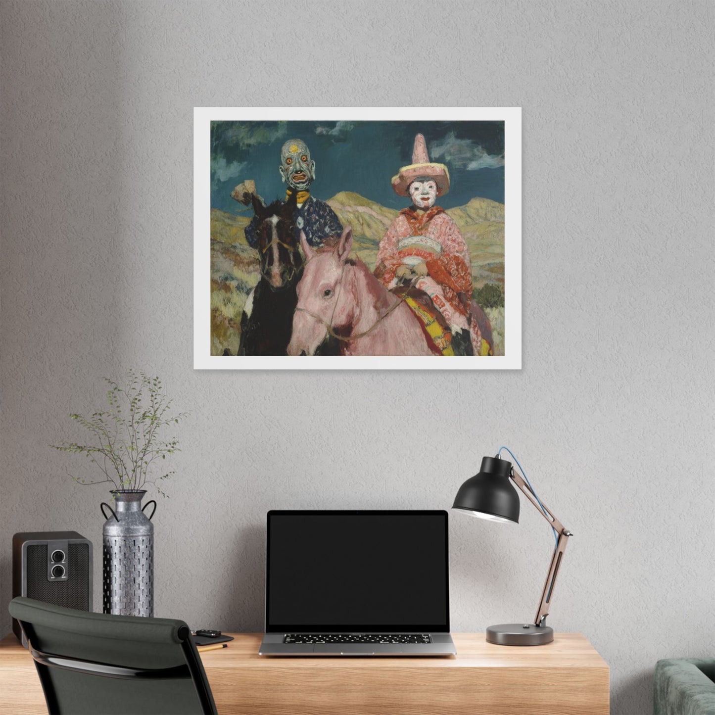 How the West Was Won III 'Designed by AI' Canvas Art Print