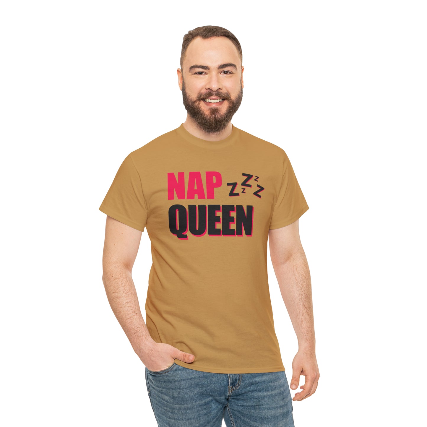 Nap Queen, Heavy Cotton T-Shirt