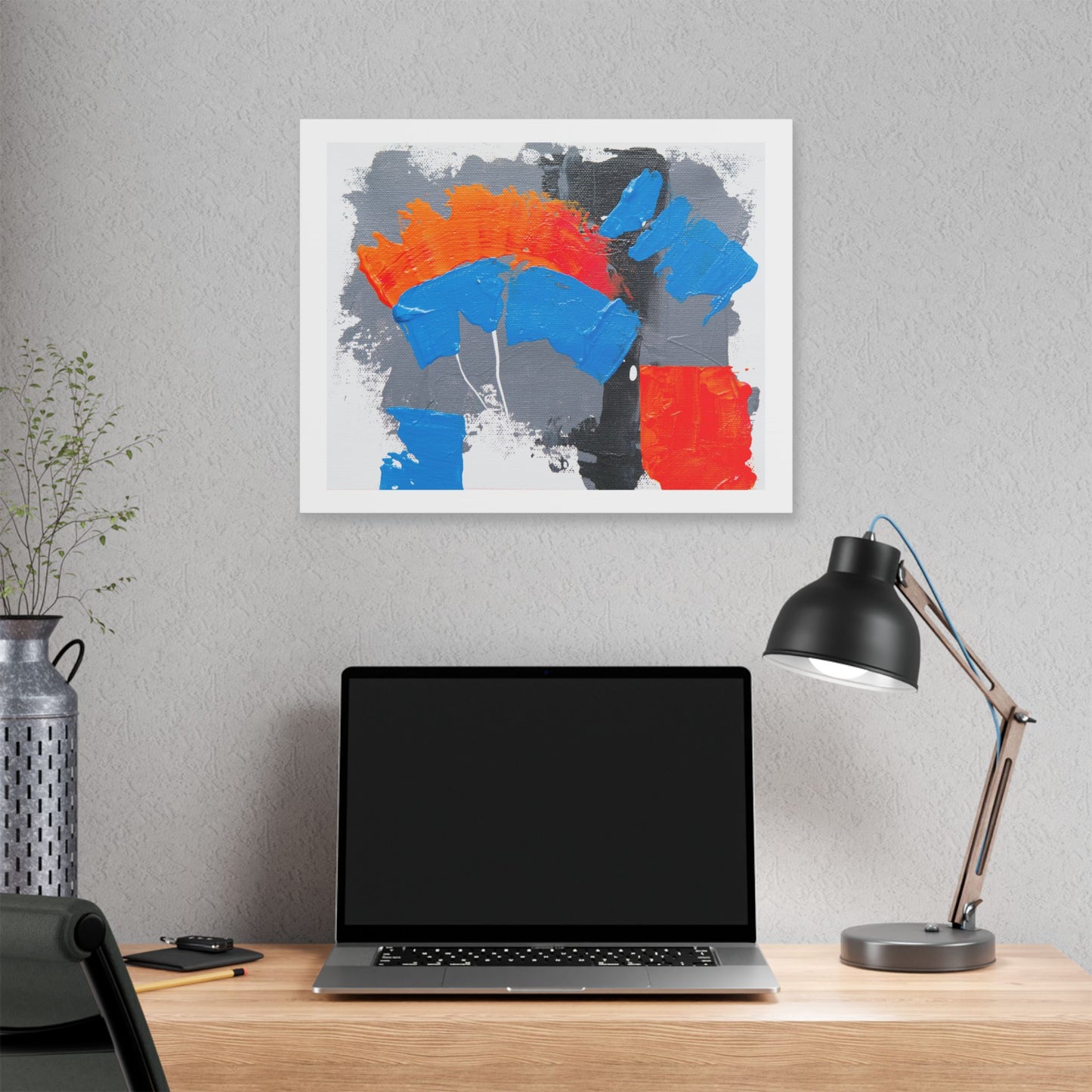 Bold Abstract Palette Knife Painting II, Canvas Art Print