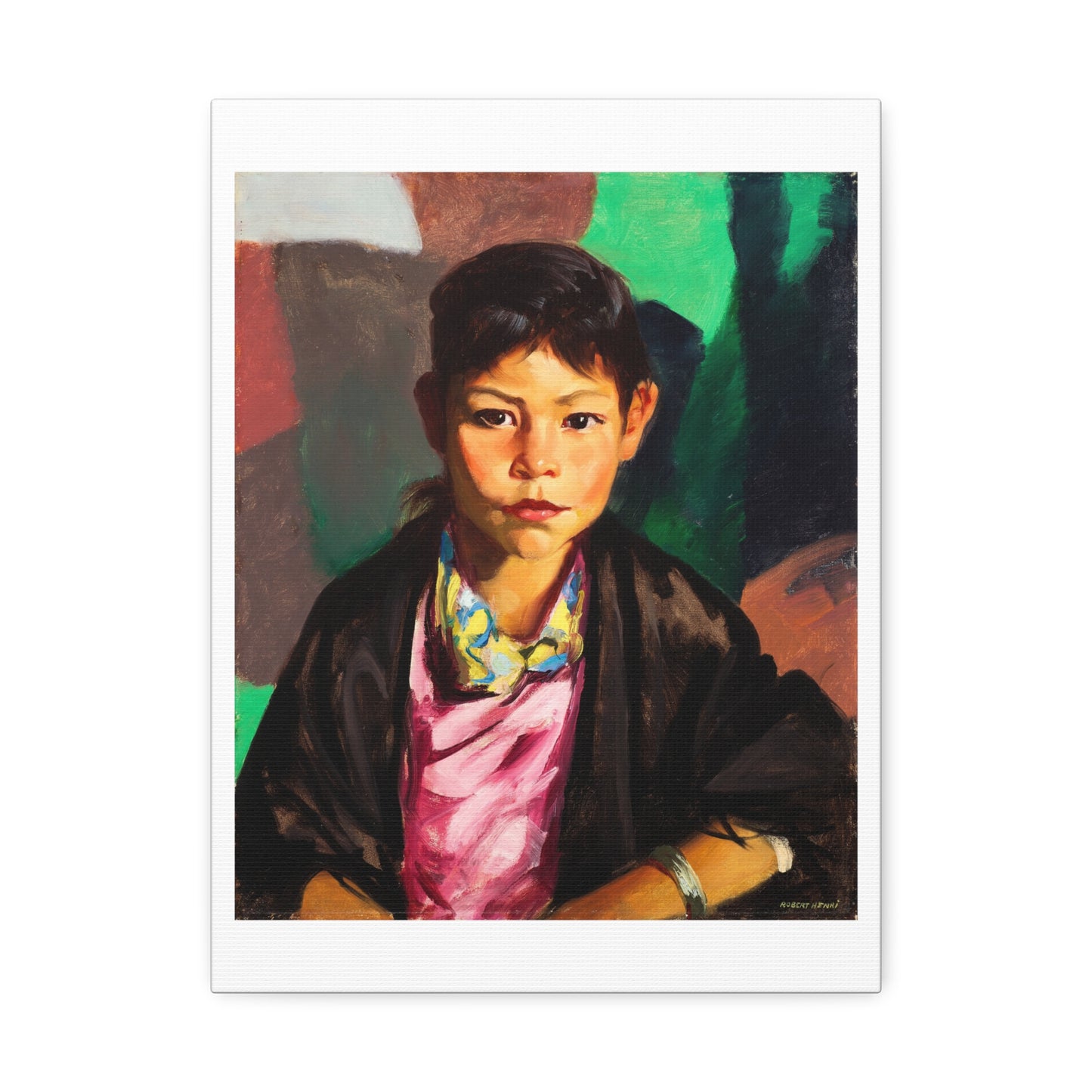Pepita (1917) by Robert Henrie, from the Original, Art Print on Canvas