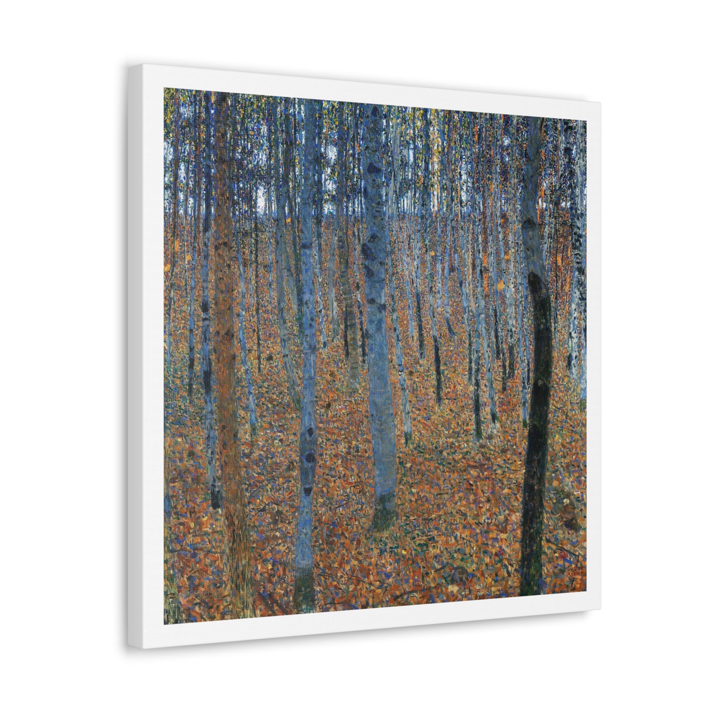 Beech Grove I (1902) by Gustav Klimt, from the Original, Art Print on Canvas
