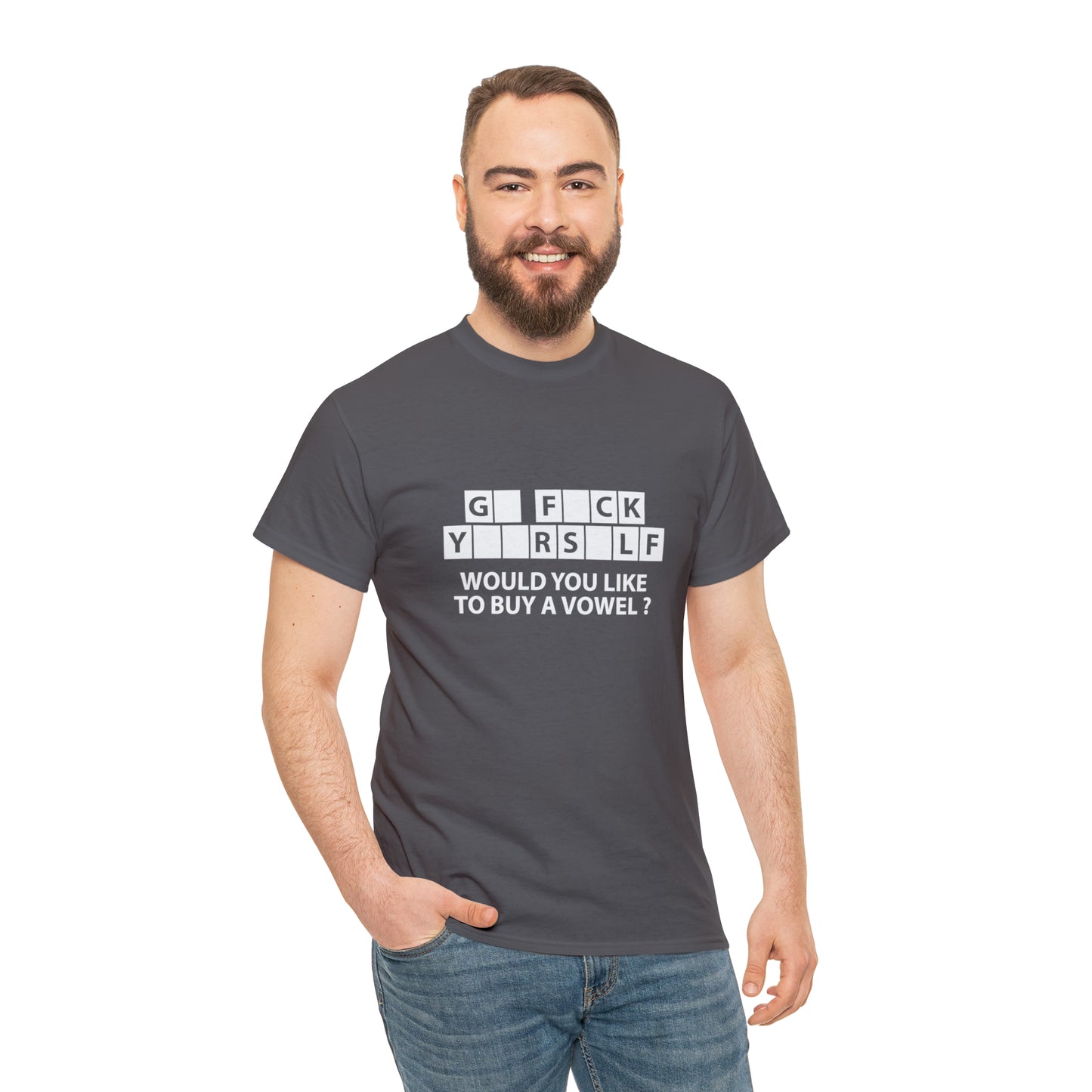 Would You Like To Buy a Vowel? Sarcastic Funny T-Shirt