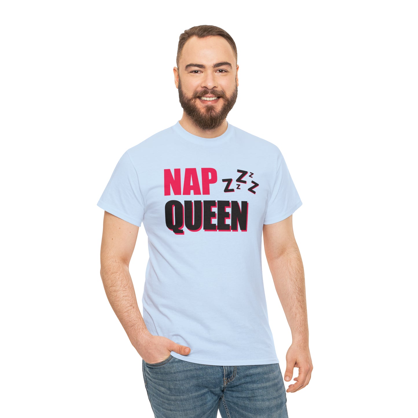 Nap Queen, Heavy Cotton T-Shirt