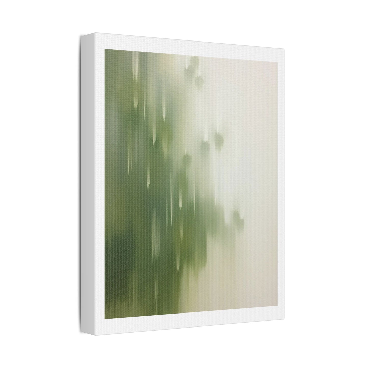 Faded Pastel Abstract Decor Art 'Designed by AI' Print on Canvas