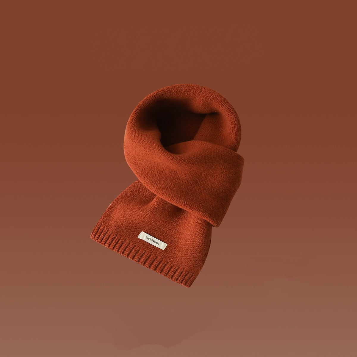 Dirty Orange Women's Wool Beret, Cap and Scarf Collection