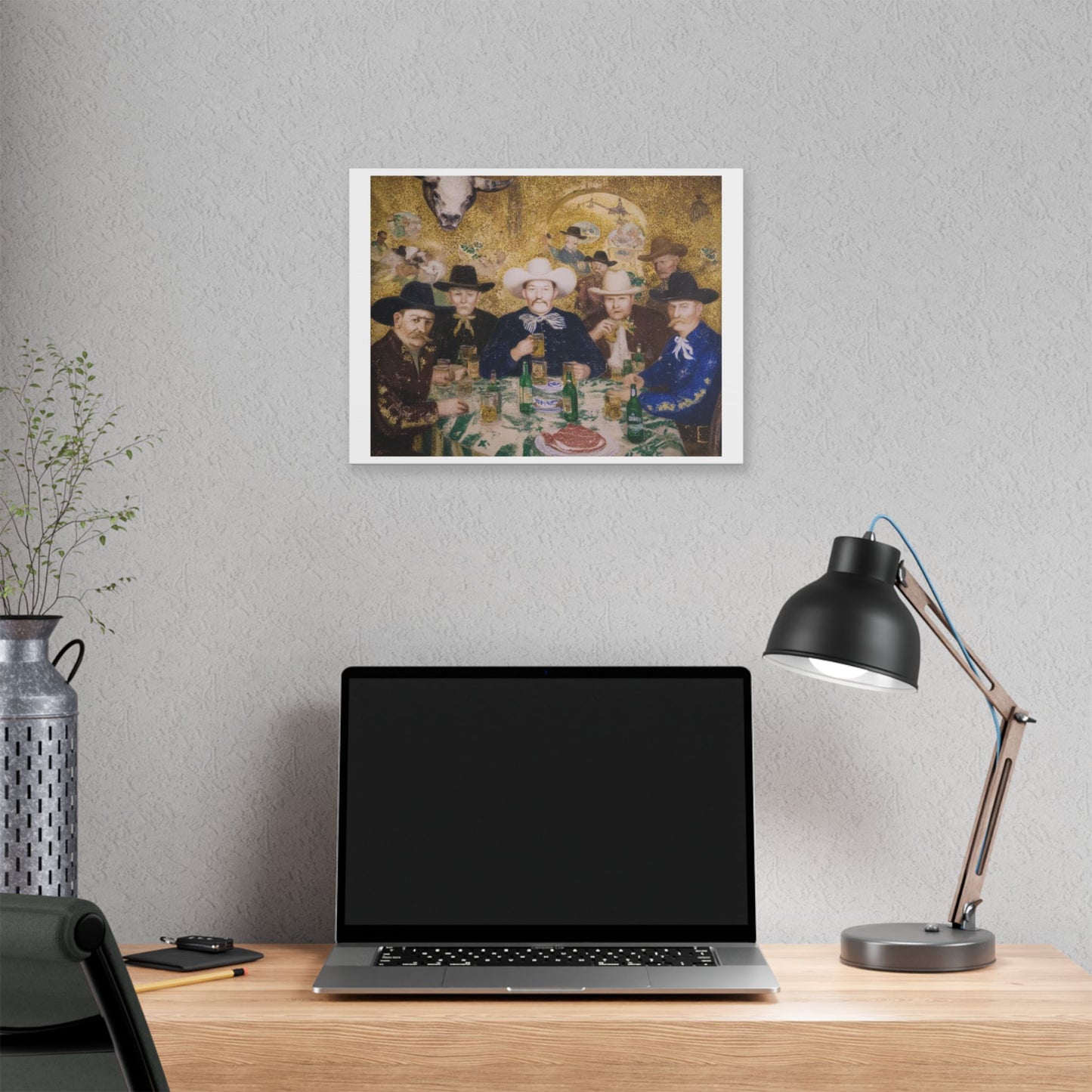 How the West Was Won VI 'Designed by AI' Canvas Art Print