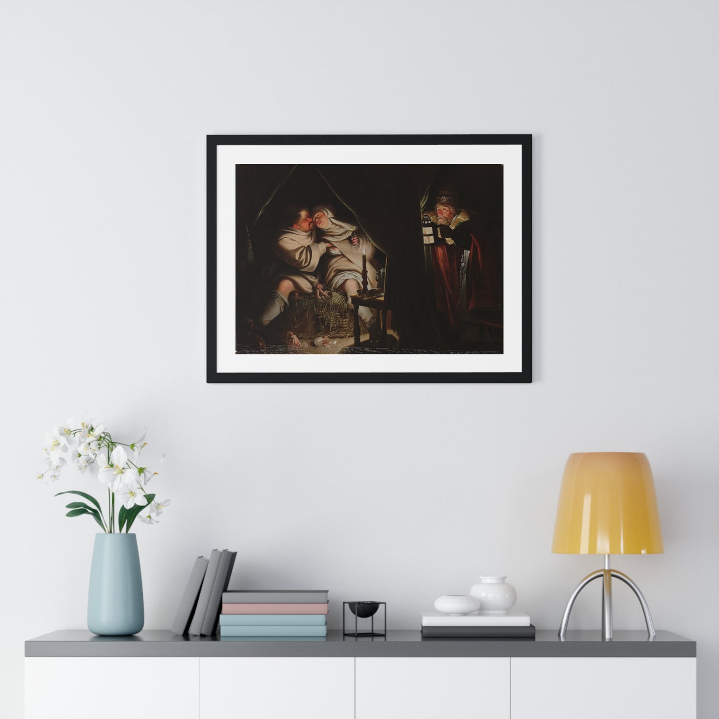 Satire on Celibacy (1600-1649) by Anonymous Artist, From the Original, Framed Print