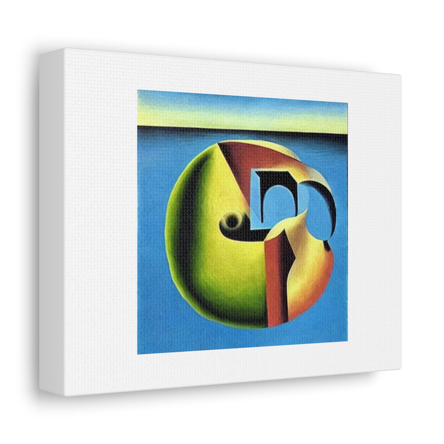 A Black Hole Eating Earth digital art 'Designed by AI' on Canvas