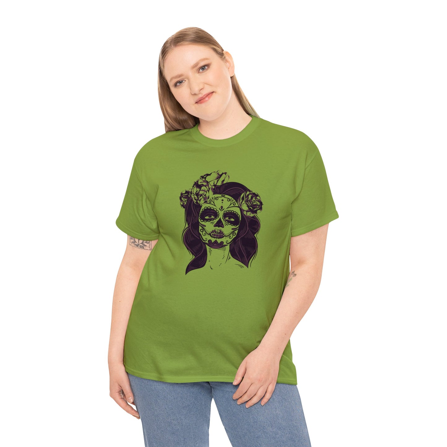 Sugar Skull, Day of the Dead Graphic T-Shirt